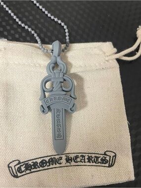 Chrome Hearts Gray Dagger Pendant Necklace (BUNDLE DEALS!)